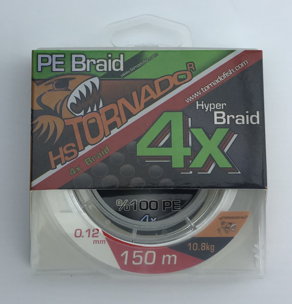 0.12mm 150m 4X Beyaz ip misina