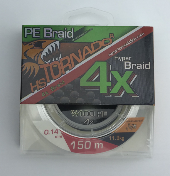 0.14mm 150m 4X Beyaz ip misina