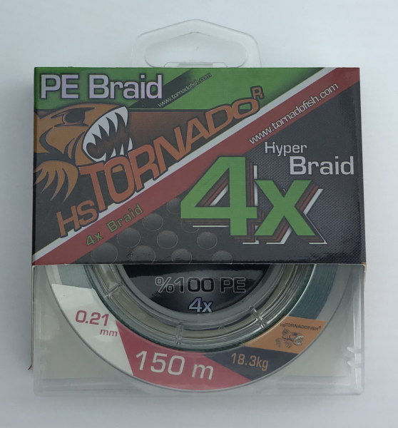0.21mm 150m 4X Yeşil ip misina